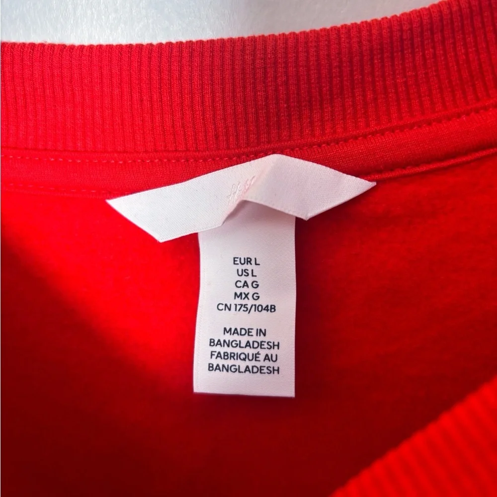 Red Paris Sweatshirt (Large) - Picture 3 of 4